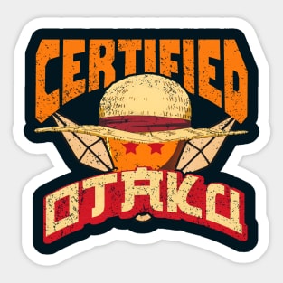 certified otaku anime lover Sticker